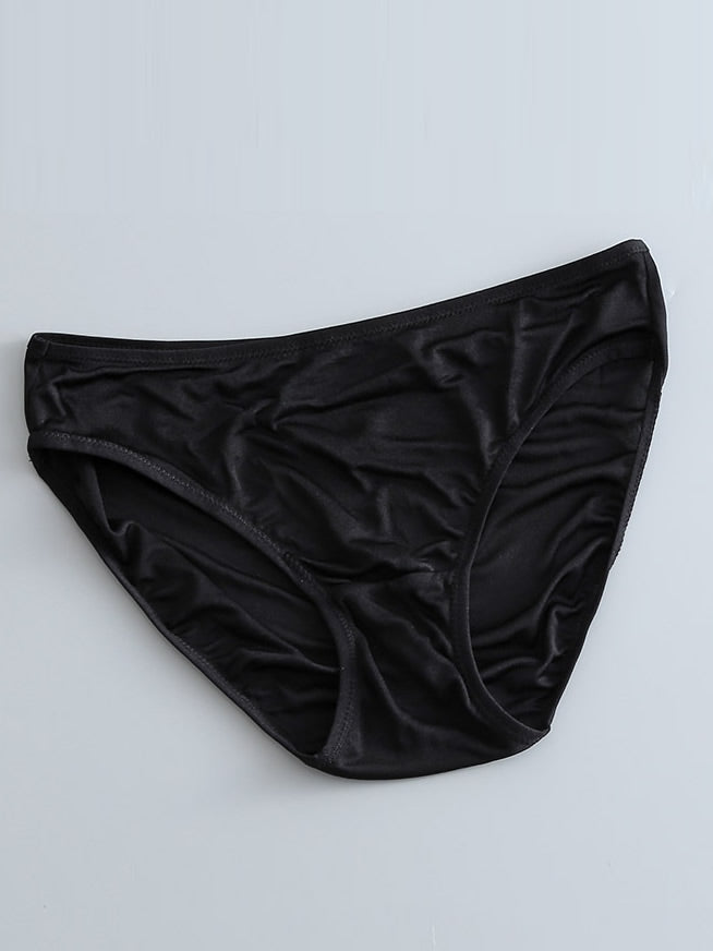 SilkSilky AU Silk Knitted Panty Black 006