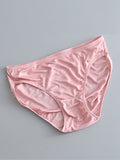 SilkSilky AU Silk Knitted Panty Pink 012