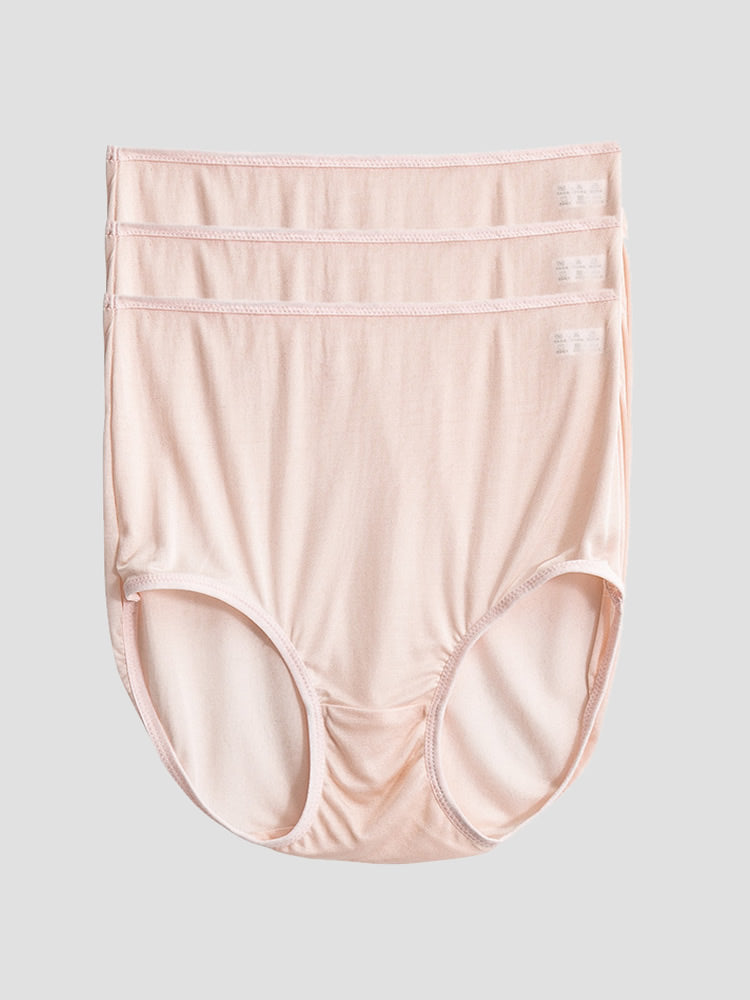 SilkSilky AU Silk Knitted Panty Pink 005