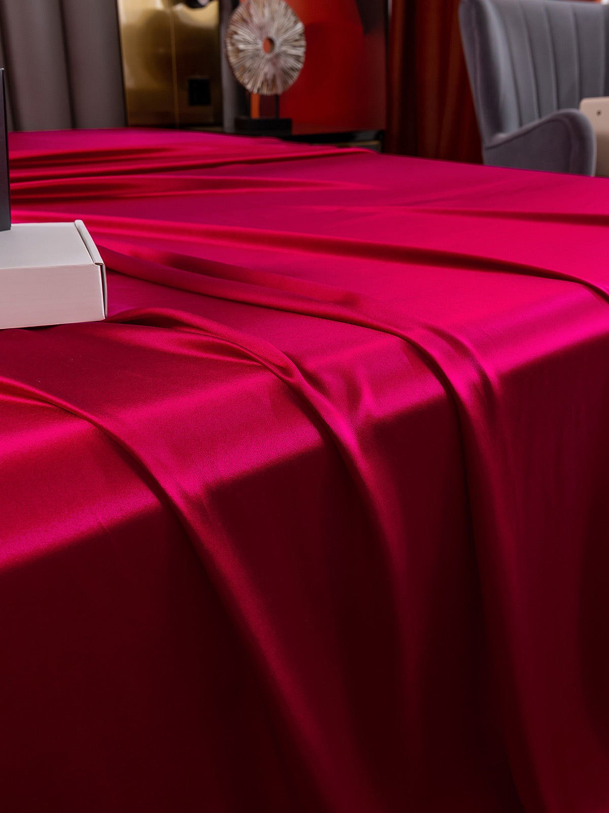 [Wine] SilkSilky-AU 25Momme Pure Silk Bedding Set 005